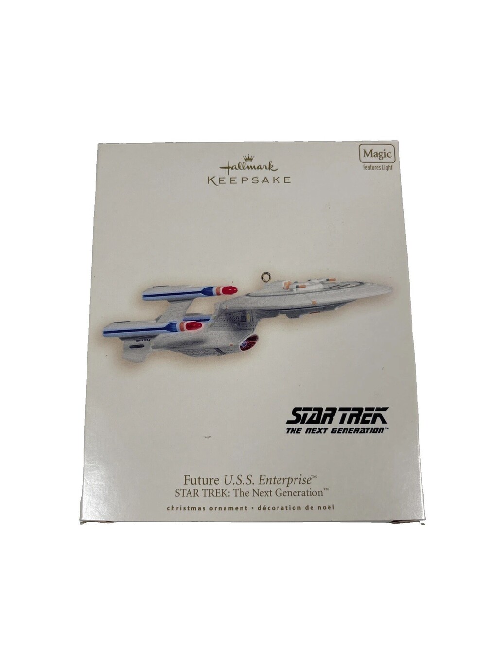 Hallmark Keepsake 2007 Star Trek TNG Future USS Enterprise NCC-1701-D